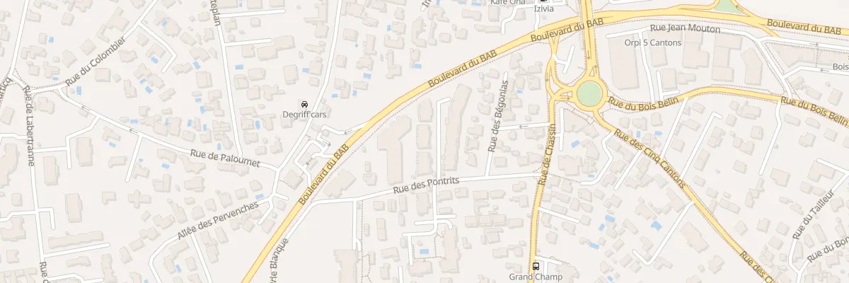 Plan du 10 Rue des Pontrits à Anglet