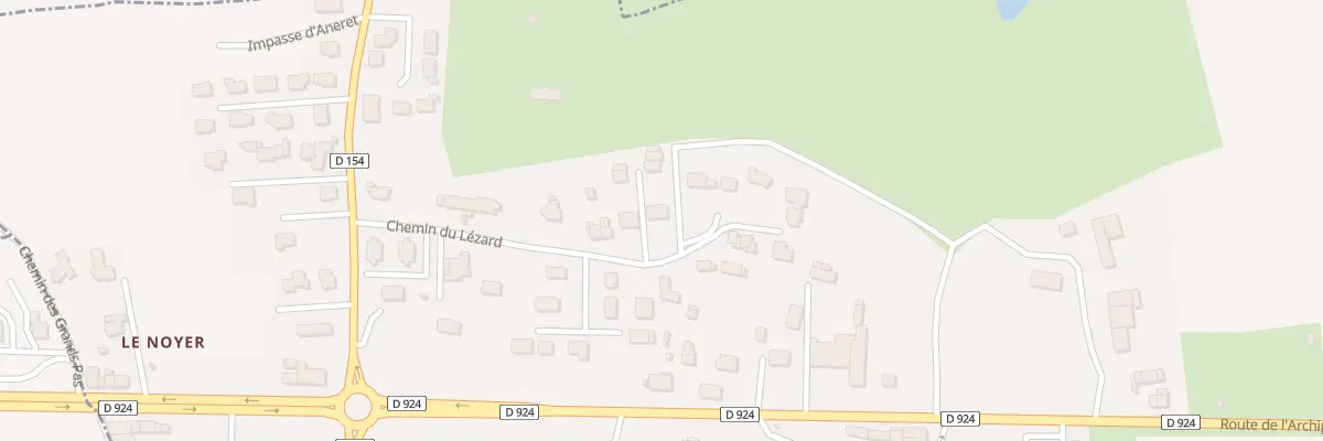 Plan du 213 Che du Lézard à Saint-Planchers