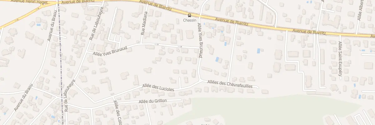 Plan du 13 All Yves Brunaud à Anglet