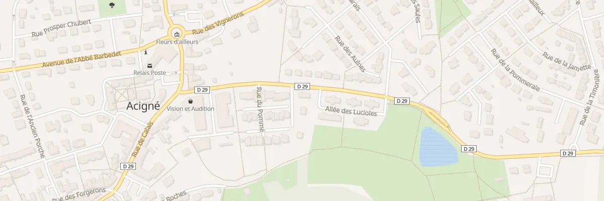 Plan du 22 Rue du Fort de la Motte à Acigné