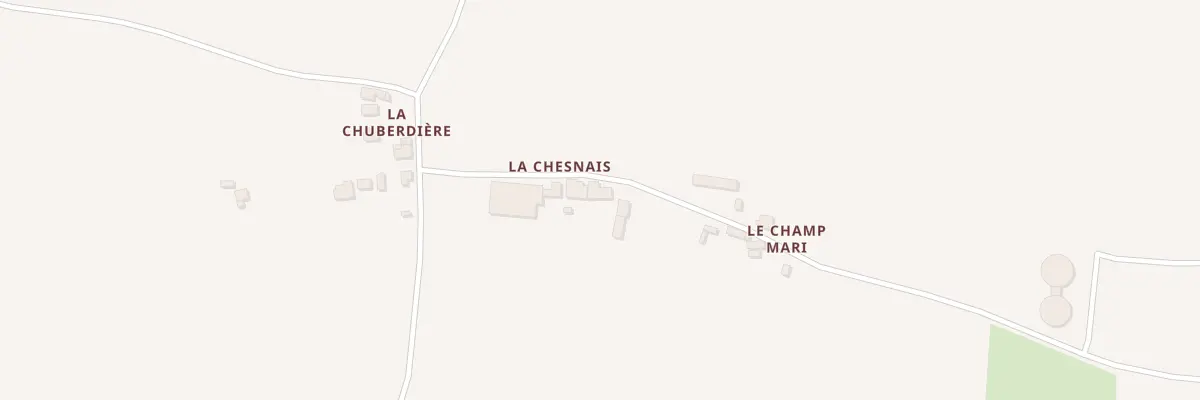 Plan du 3 La Chesnais à Ercé-près-Liffré