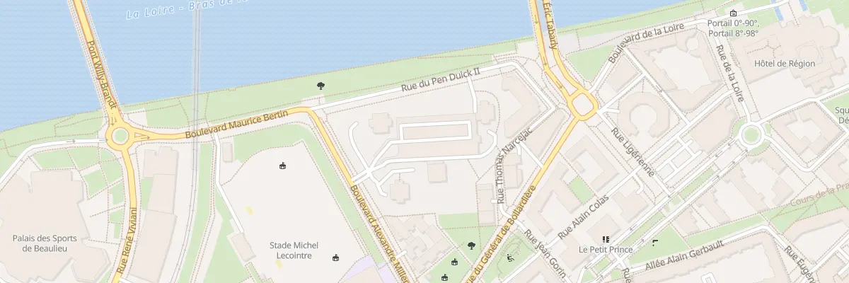 Plan du 1 Bd Alexandre Millerand à Nantes