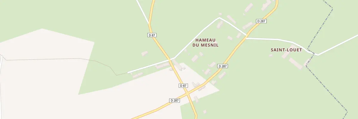 Plan du 8 Le Mesnil à Magneville