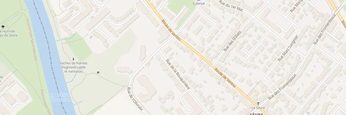 Plan du 3 Rue de la Bouquinière à Nantes
