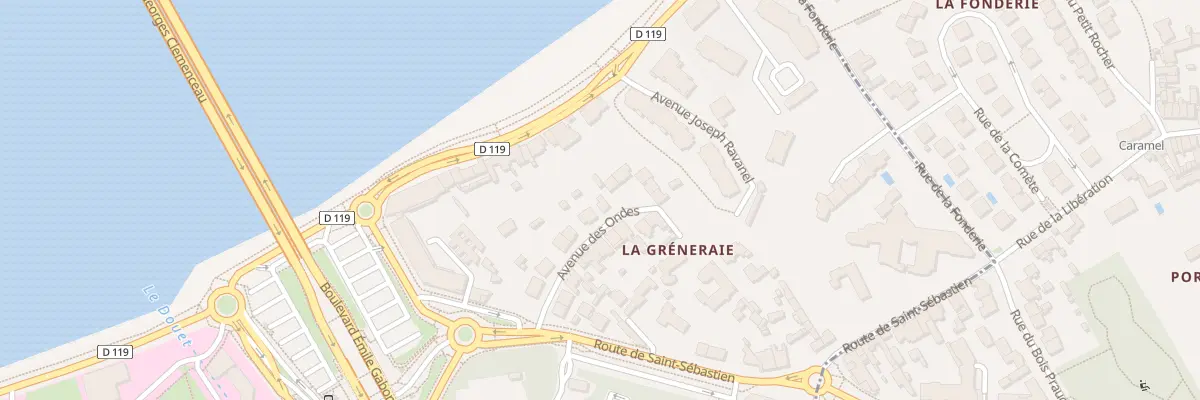 Plan du 13 Av des Ondes à Nantes