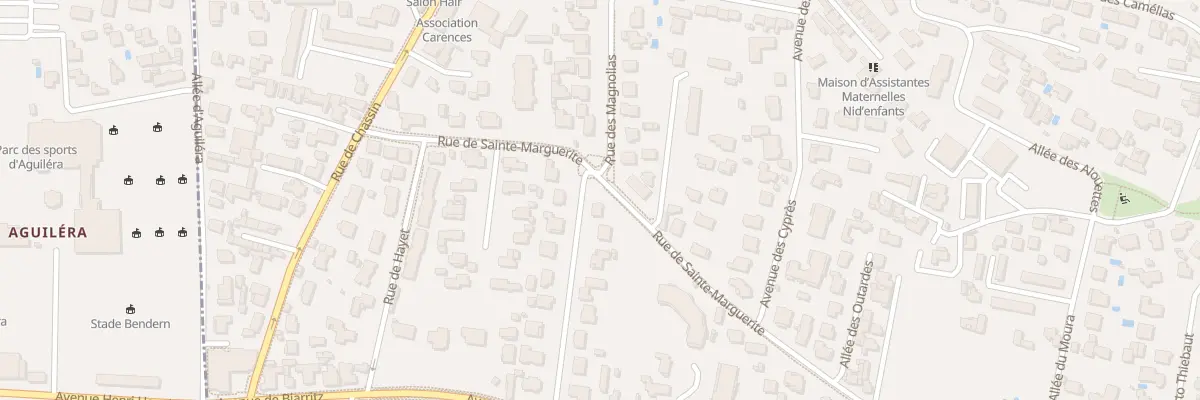 Plan du 16 Rue Alberte Maïté à Anglet