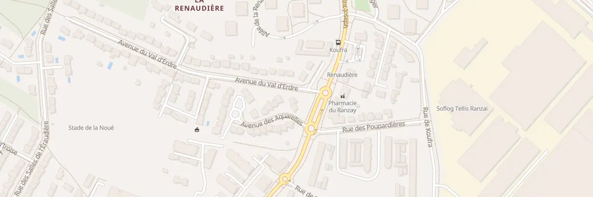 Plan du 4 Av des Aquarelles à Nantes