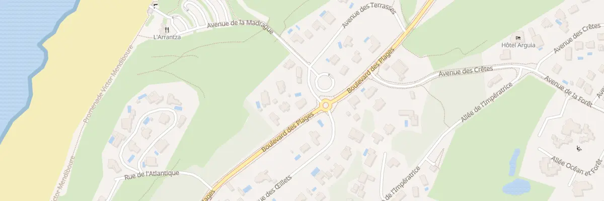 Plan du 81 Bd des Plages à Anglet