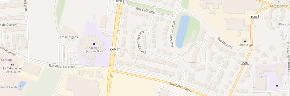 Plan du 15 Rue Jacques Cartier à Noyal-sur-Vilaine