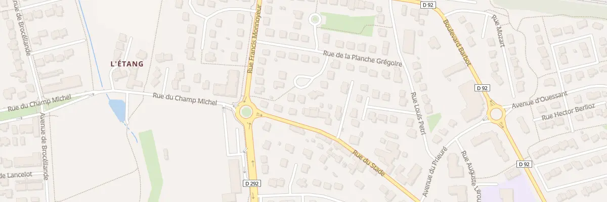 Plan du 25 Rue de la Planche Gregoire à Noyal-sur-Vilaine