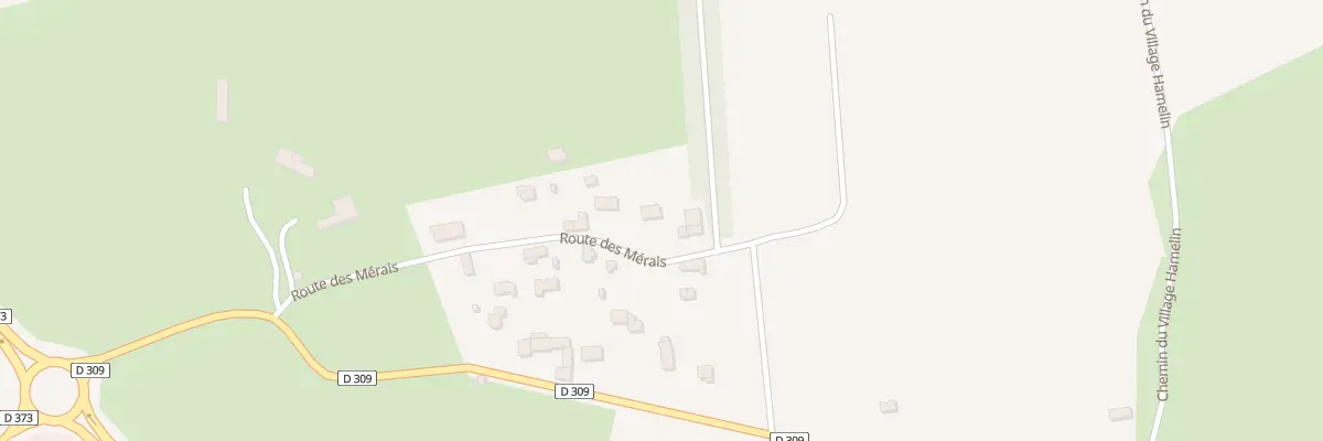 Plan du 485 Rte des Mérais à Saint-Pair-sur-Mer