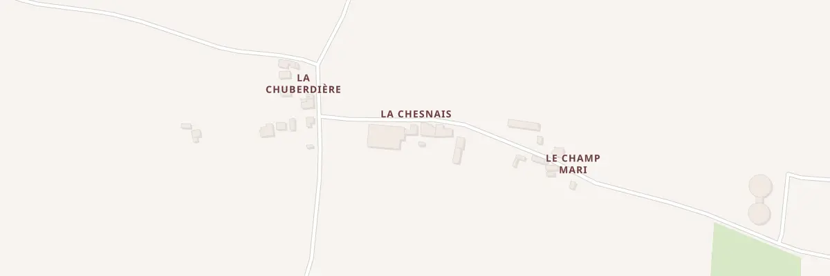 Plan du 5 La Chesnais à Ercé-près-Liffré