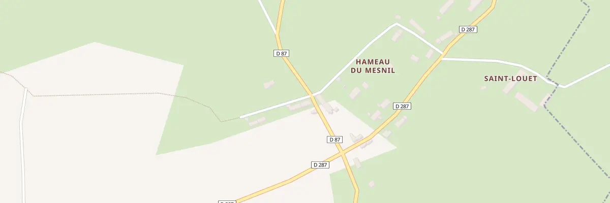 Plan du 9 Le Mesnil à Magneville