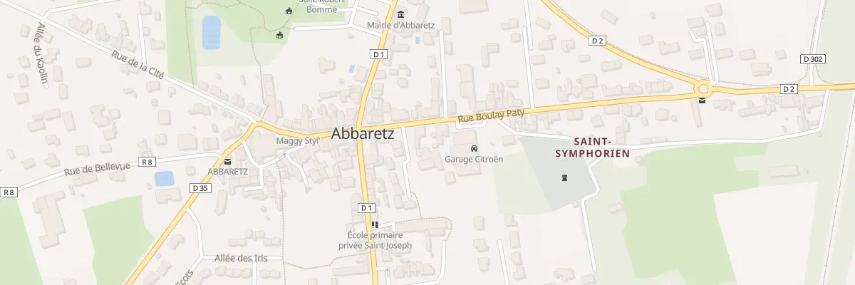 Plan du 8 Rue Boulay Paty à Abbaretz