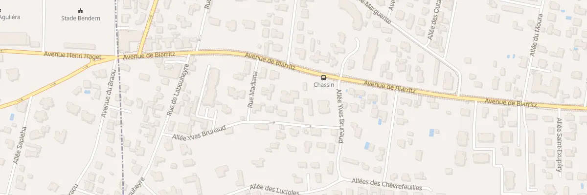 Plan du 83 Av de Biarritz à Anglet