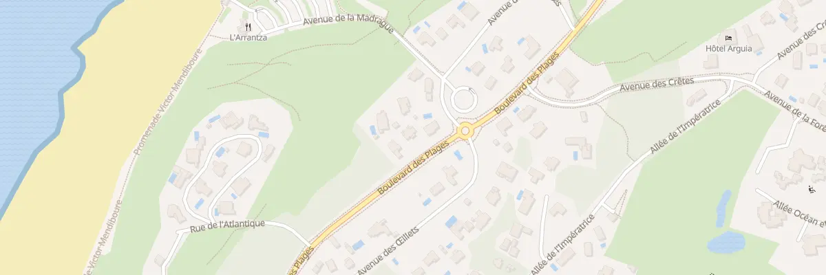 Plan du 79 Bd des Plages à Anglet