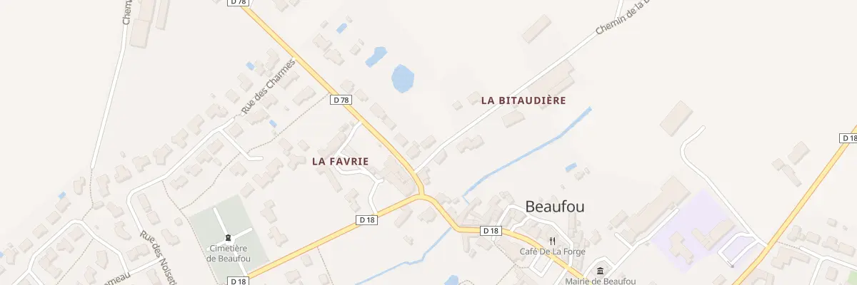 Plan du 4 Rue du cré chaud à Beaufou