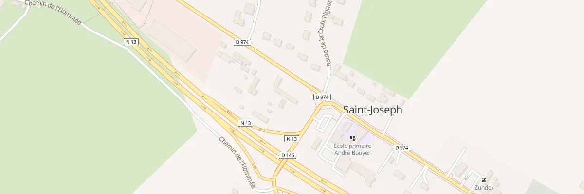 Plan du 21 Av Gaston Doumergue à Saint-Joseph