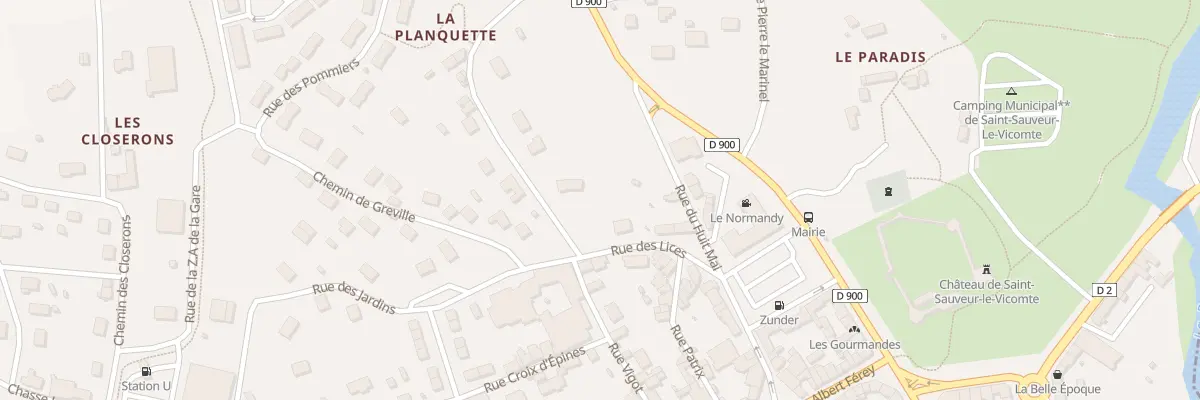 Plan du 1 Chemin de la Planquette à Saint-Sauveur-le-Vicomte