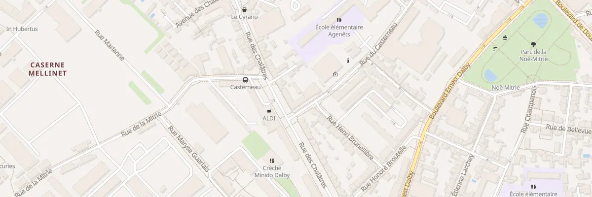 Plan du 36 Rue des Chalâtres à Nantes