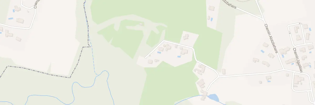 Plan du 727 Che de Errotachipia à Arcangues