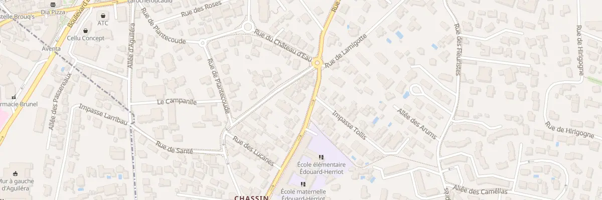 Plan du 73 Rue de Chassin à Anglet