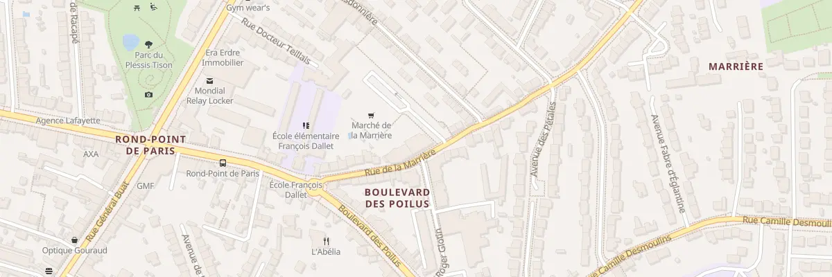 Plan du 17 Rue de la Marrière à Nantes