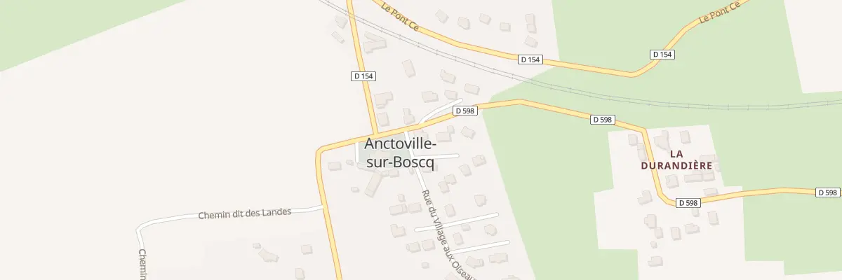 Plan du 1 Rue du Village aux Oiseaux à Anctoville-sur-Boscq