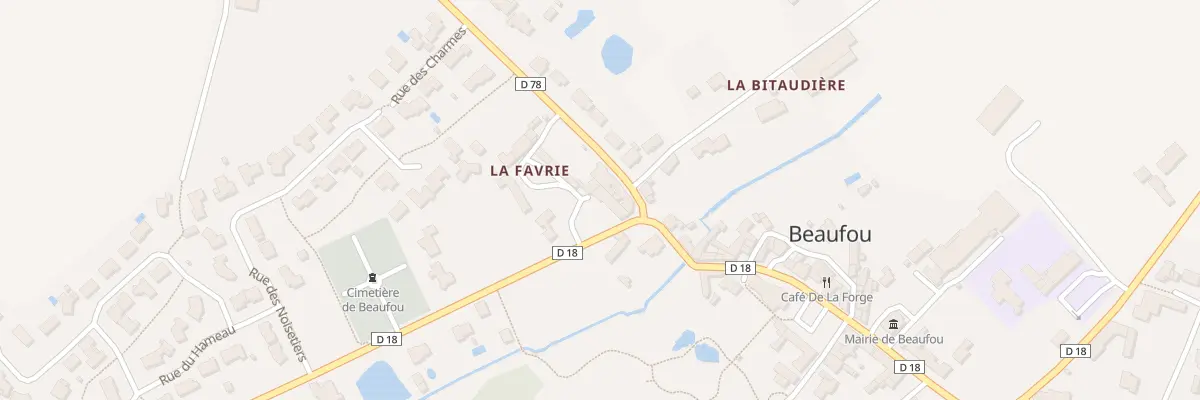 Plan du 3B Rue de la gite des rivières à Beaufou
