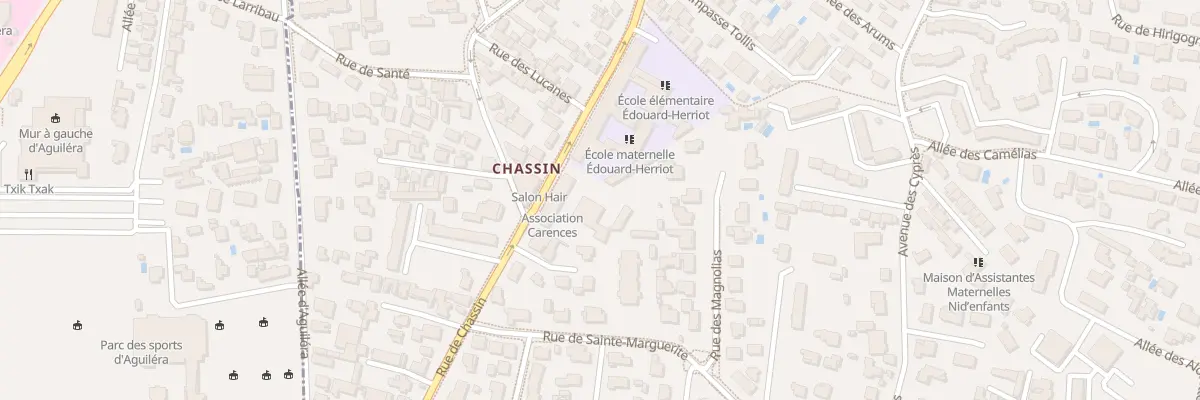Plan du 28B Rue de Chassin à Anglet