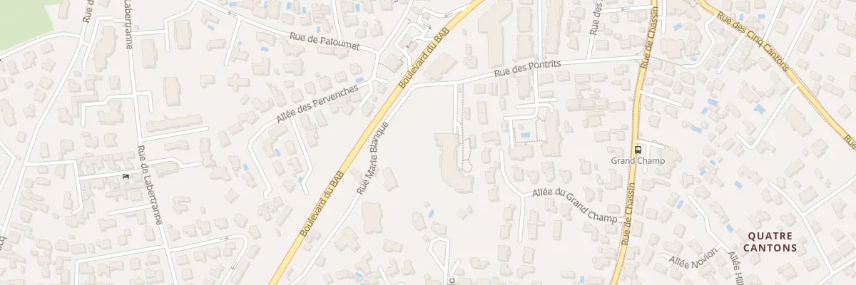 Plan du 20 Rue Marie Blanque à Anglet
