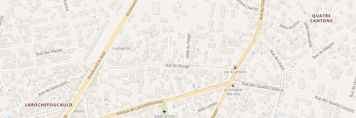 Plan du 18 Rue du Rouge à Anglet