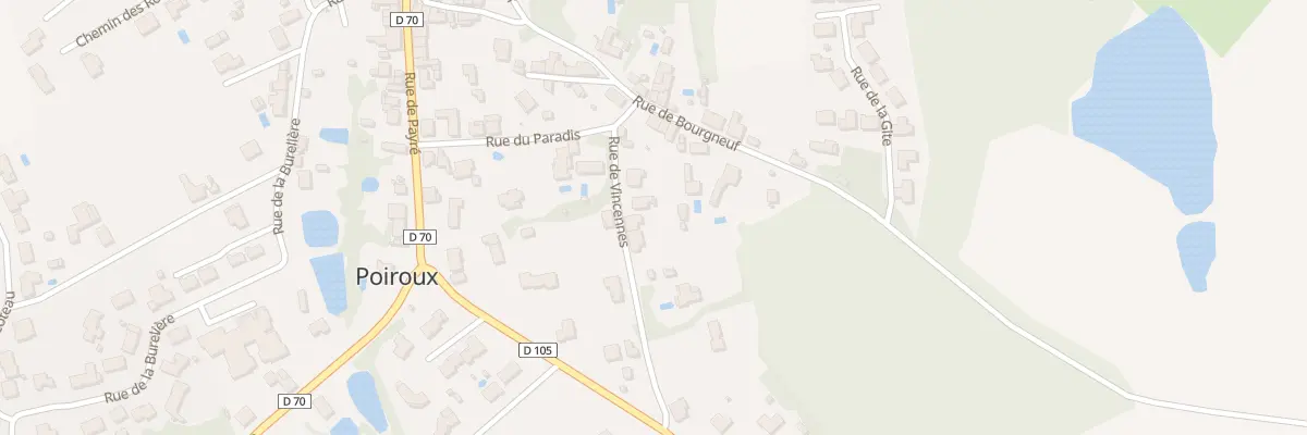 Plan du 47 Rue de vincennes à Poiroux