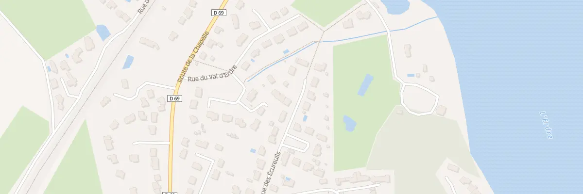 Plan du 9 Rue des Ecureuils à Sucé-sur-Erdre