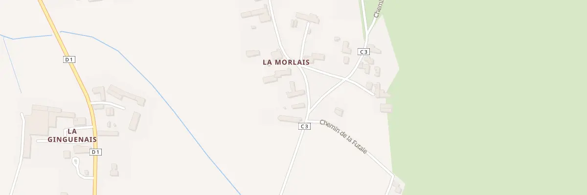 Plan du 30 La Morlais à Treffieux