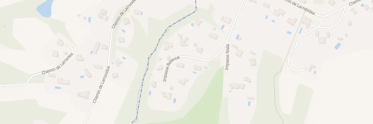 Plan du 303 Imp Bellevue à Arcangues