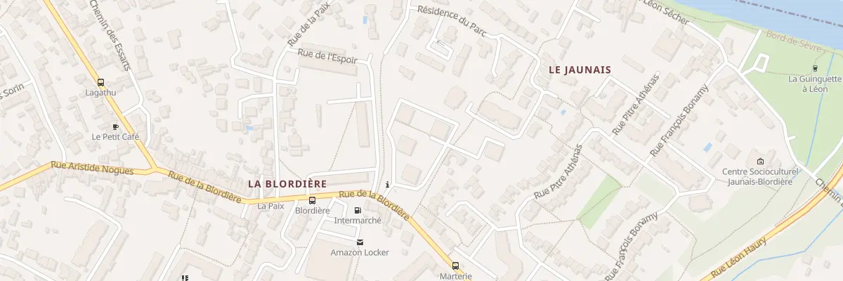 Plan du 30 Rue de la Blordière à Rezé