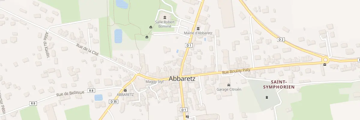 Plan du 5 Rue de la Mairie à Abbaretz