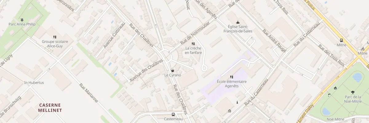 Plan du 3 Pl Victor Richard à Nantes