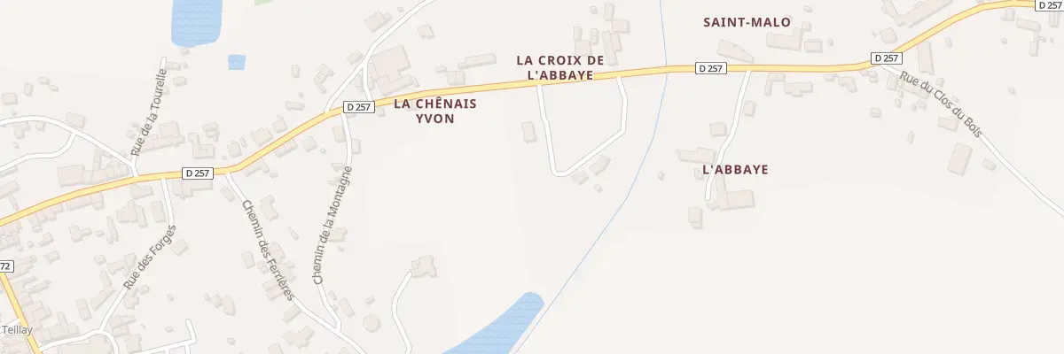 Plan du 6 Rue Eugene Janneau à Teillay