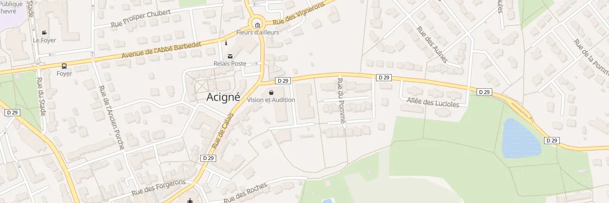 Plan du 4 Rue du Fort de la Motte à Acigné