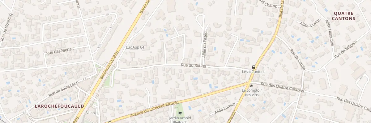 Plan du 20 Rue du Rouge à Anglet