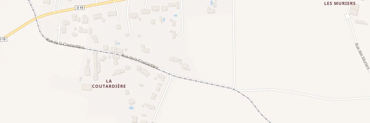 Plan du 25 Rue de la Coutardière à Saint-Hilaire-la-Forêt