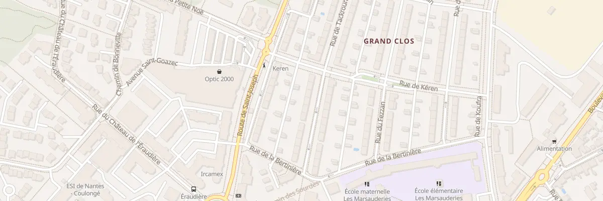 Plan du 15 Rue de Tackrouna à Nantes