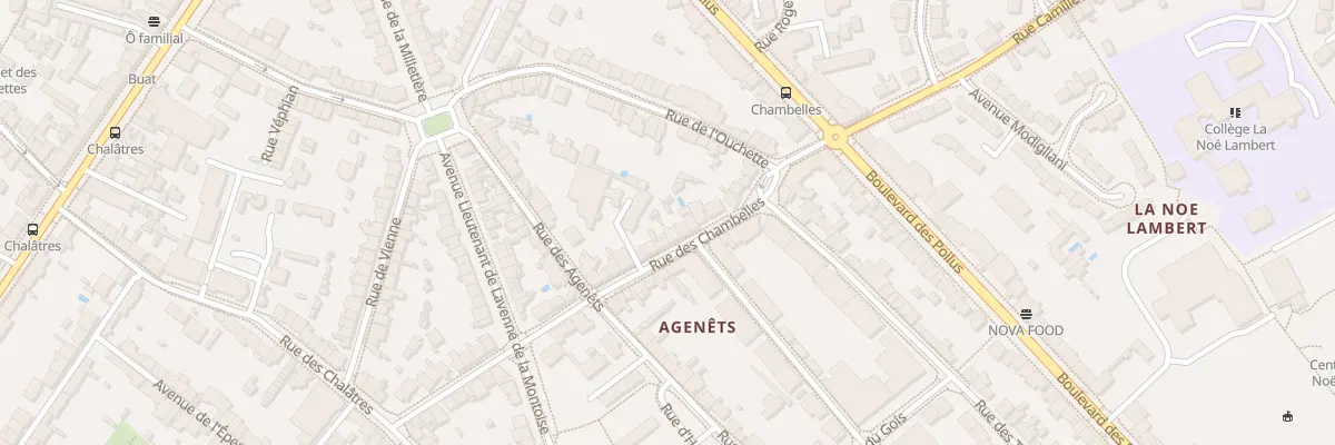 Plan du 20 Rue des Chambelles à Nantes