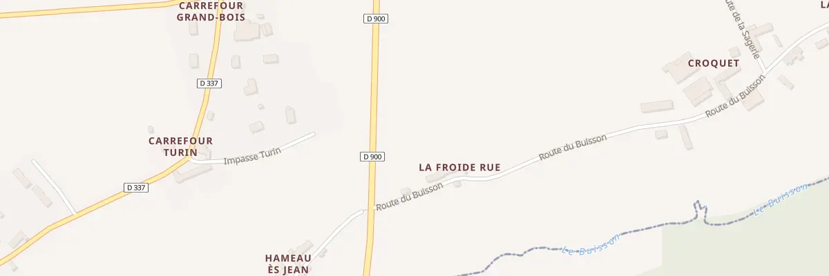 Plan du 3 Rte du Buisson à Doville