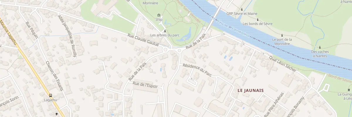 Plan du 9001 Imp de la Morinière à Rezé