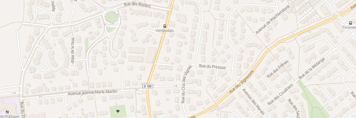 Plan du 14 Rue des Verdaudais à Acigné