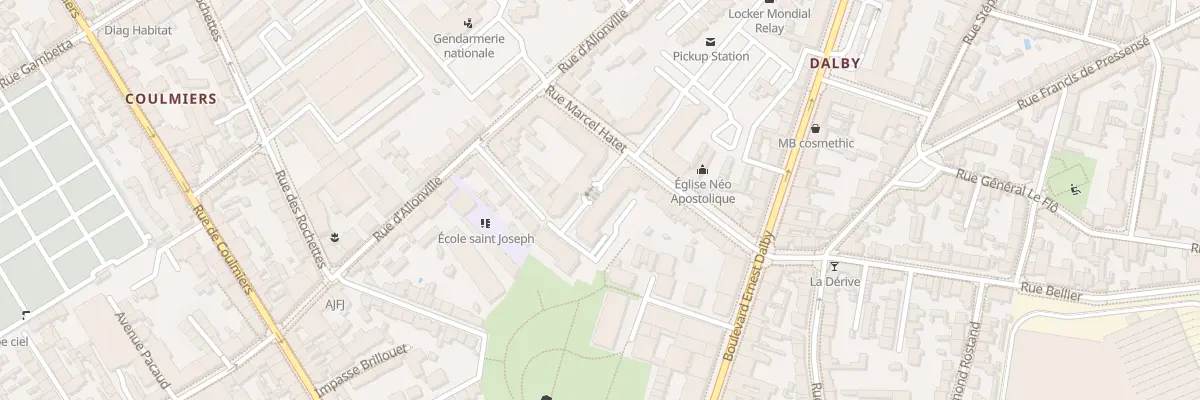Plan du 23 Rue Marcel Hatet à Nantes