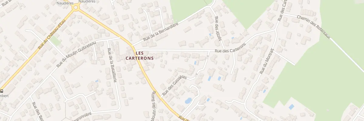 Plan du 159 Rue des Carterons à Rezé